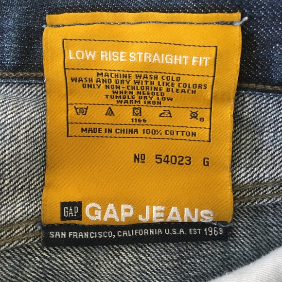 Low Rise Straight Fit Jeans - Picture 7 of 8
